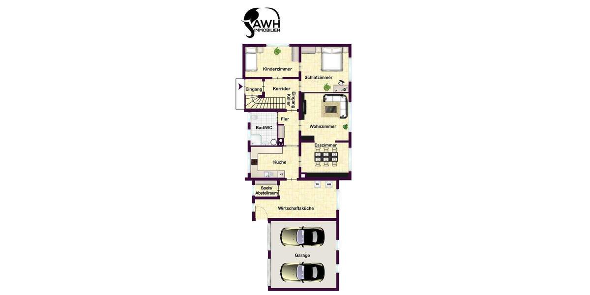 Etagenwohnung Gerabronn / Seibotenberg Seibotenberg - 4 Zimmer, 109 m&sup2;, 1.050&euro; | Angebot:25727739