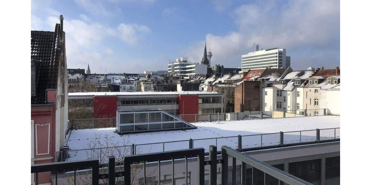 Wohnen über den Dächern von Düsseldorf - vollmöblierte und modernisierte 2-Zimmer Wohnung 2 zimmer