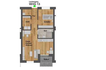 Wohnung Külsheim - 2 Zimmer, 60 m&sup2;, 700&euro; | Angebot:16114753