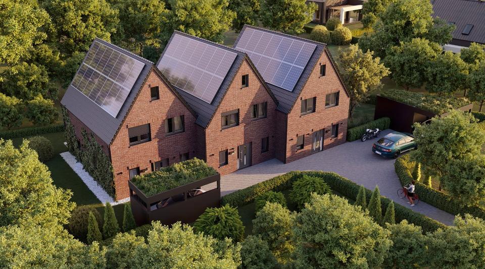 Drei exklusive Neubau Reihenhäuser in KfW-40-NH nahe Klinikum
