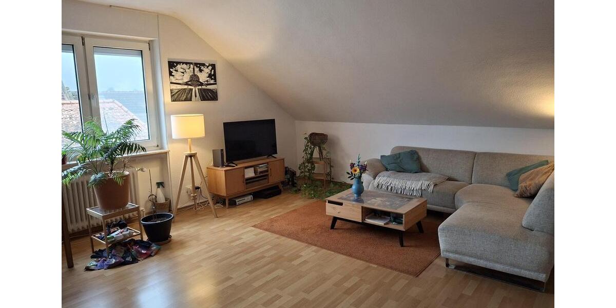 Sehr schöne Dachgeschosswohnung mit großem Balkon 2 zimmer