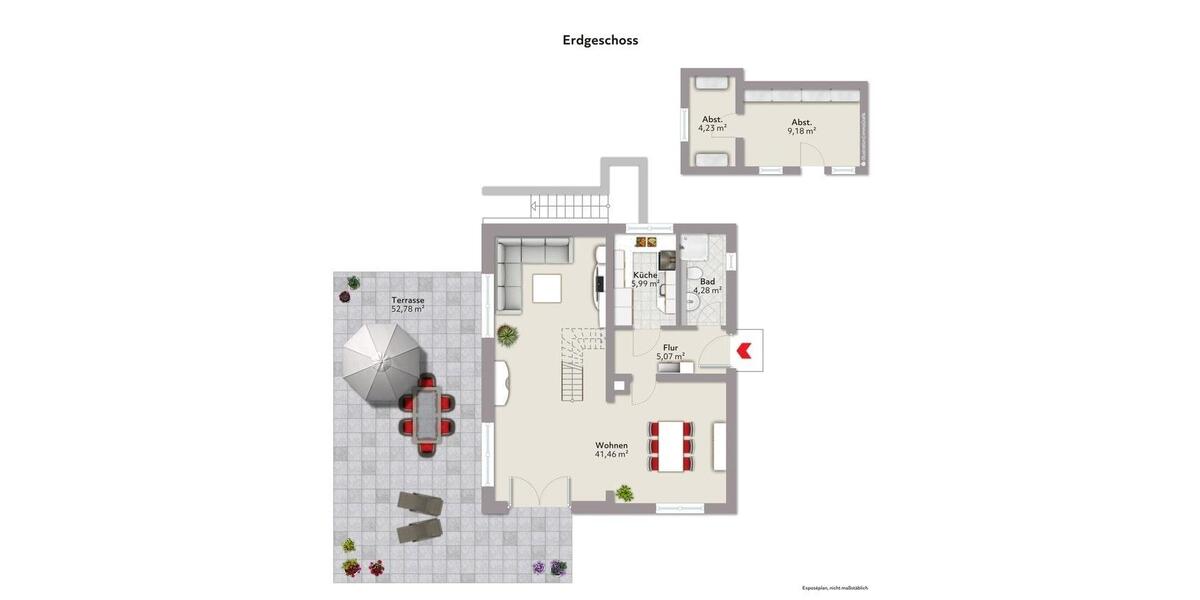 Einfamilienhaus Bendestorf - 3 Zimmer, 113 m&sup2;, 1.750&euro; | Angebot:24690721