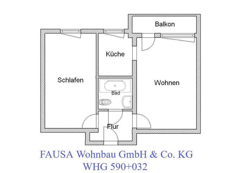 Wohnung zum Mieten in Bonn 500 € 50 m²