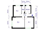 Etagenwohnung Magdeburg Diesdorf - 3 Zimmer, 69 m&sup2;, 583&euro; | Angebot:25255976