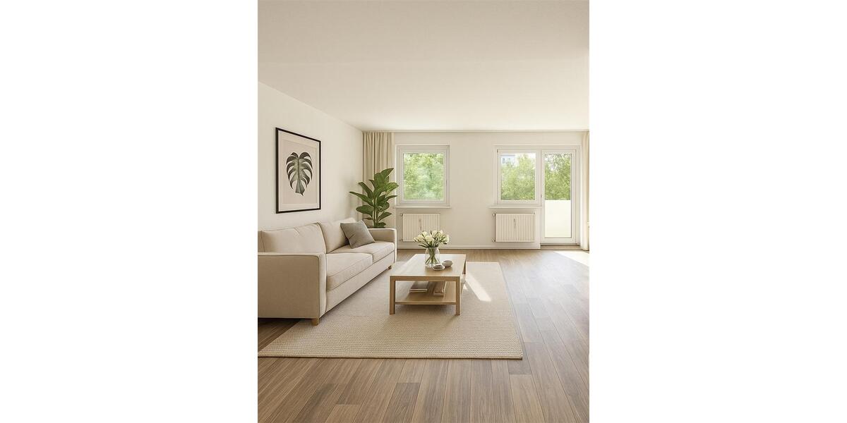 Neu renovierte 3 - Raumwohnug Am Sportpark 14 mit Einbauküche und Balkon, bezugsfertig ab 03.2026! 3 zimmer