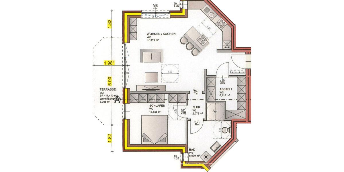Erdgeschoßwohnung Friesoythe - 2 Zimmer, 74 m&sup2;, 810&euro; | Angebot:24699125