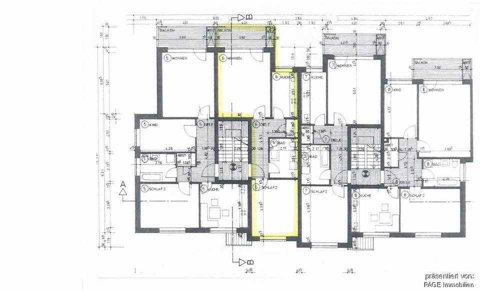 Etagenwohnung Varel - 2 Zimmer, 60 m&sup2;, 495&euro; | Angebot:24396538