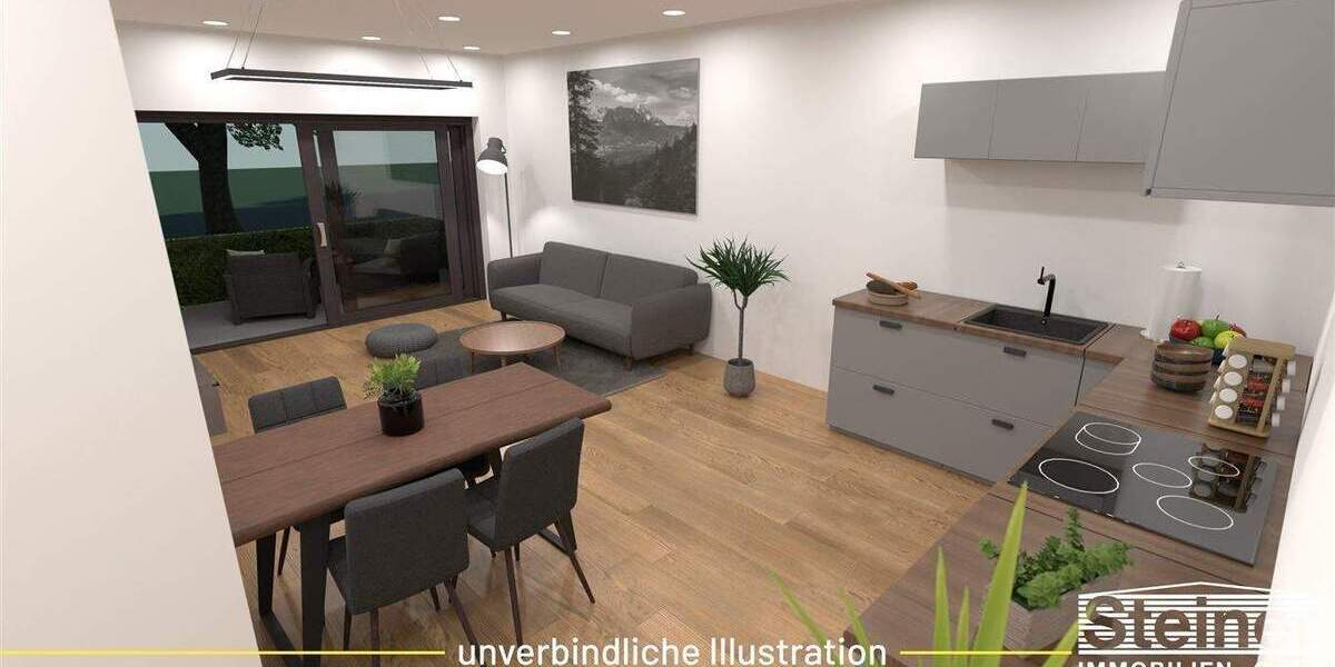 Terrassenwohnung Garmisch-Partenkirchen Partenkirchen - 3 Zimmer, 72 m&sup2;, 1.670&euro; | Angebot:25703916