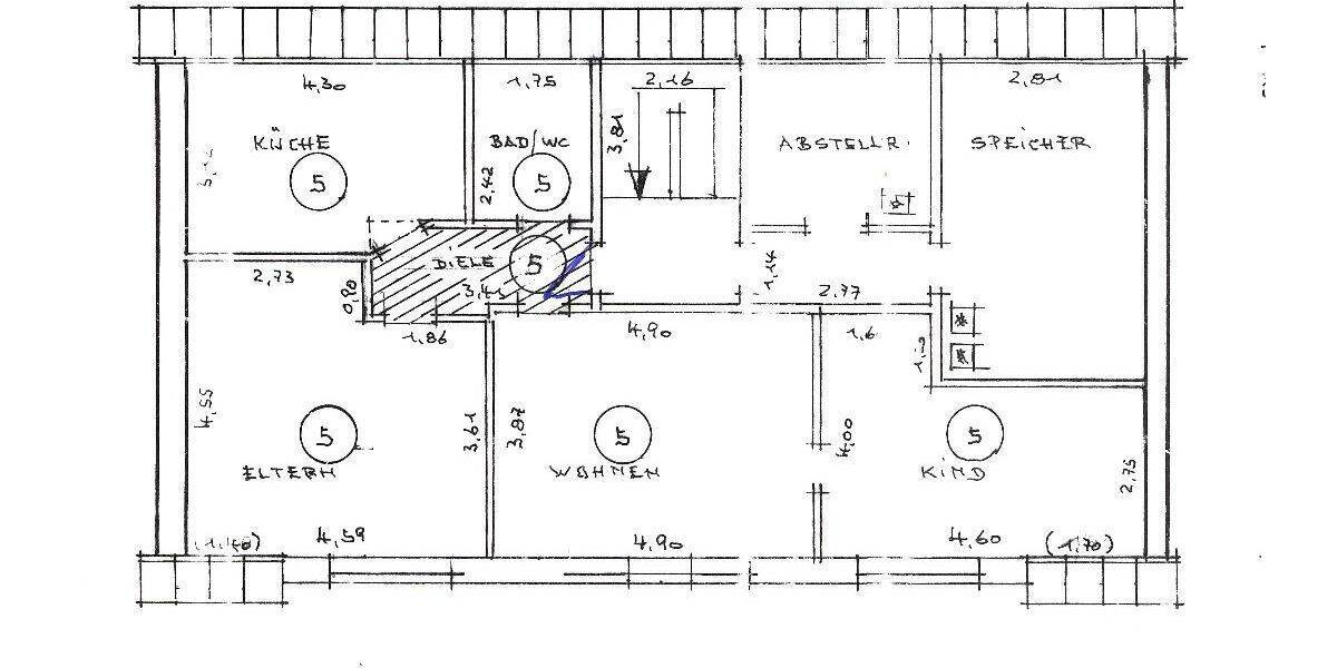 Etagenwohnung Remagen Oberwinter - 3 Zimmer, 68 m&sup2;, 780&euro; | Angebot:26159899