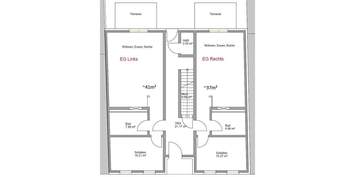 Erdgeschoßwohnung Fürstenwalde (Spree) - 2 Zimmer, 67 m&sup2;, 909&euro; | Angebot:26074982