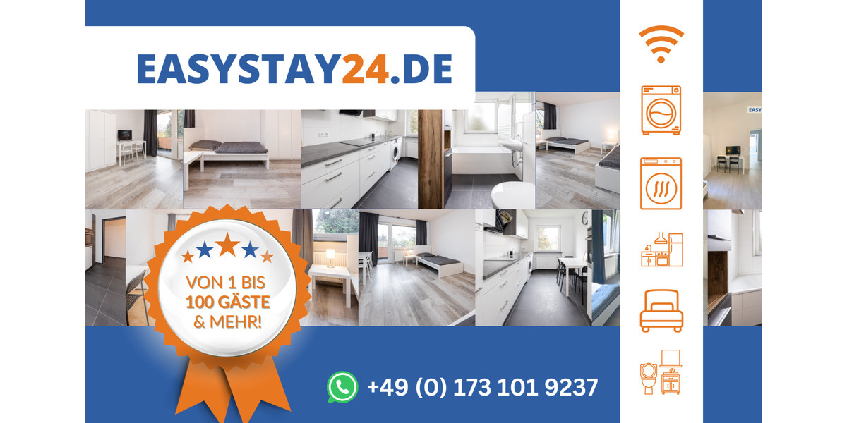 Wohnen auf Zeit Darmstadt - 3 Zimmer, 80 m&sup2;, 14&euro; | Angebot:16820586