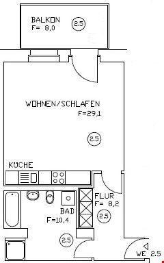 Hochparterre Ulm - 1 Zimmer, 55 m&sup2;, 395&euro; | Angebot:26367564