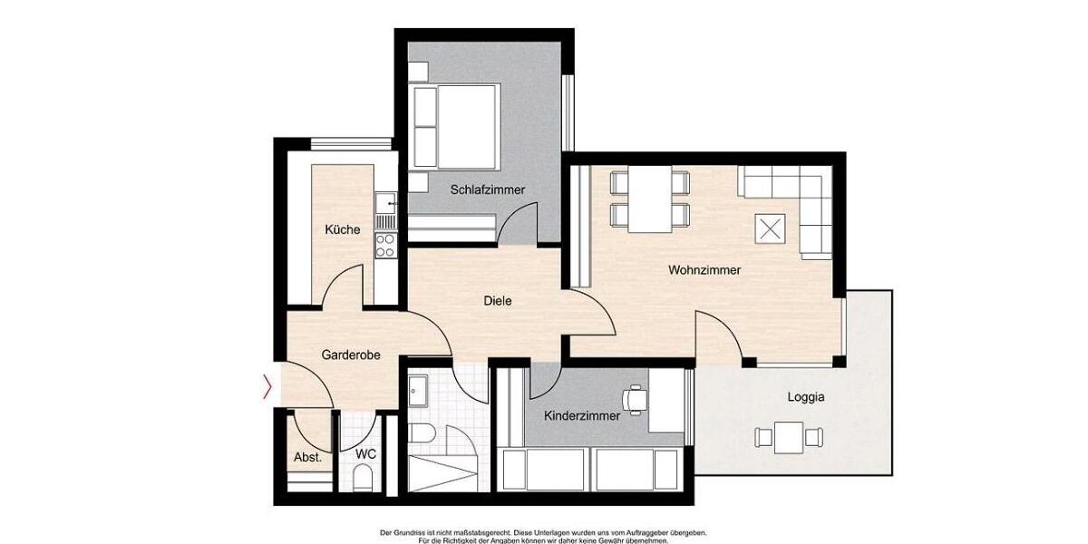 Etagenwohnung Markgröningen - 3 Zimmer, 84 m&sup2;, 1.550&euro; | Angebot:26517729