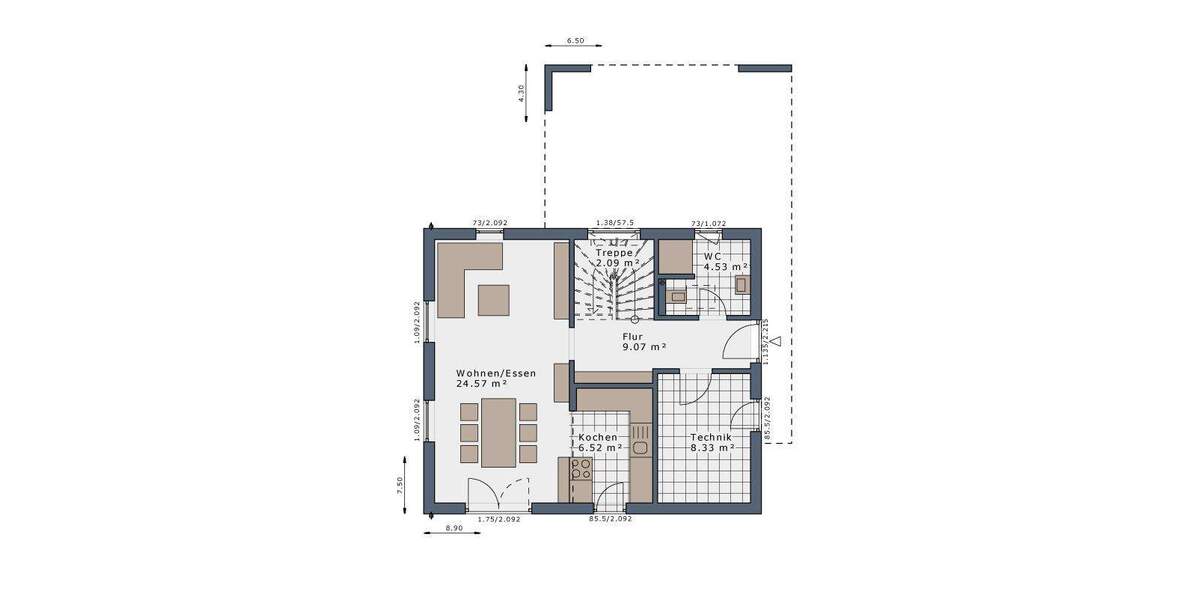 Einfamilienhaus Eschwege Eltmannshausen - 5 Zimmer, 112 m&sup2;, 1.430&euro; | Angebot:26796890