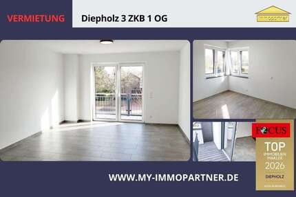 Wohnung Diepholz - 3 Zimmer, 62 m&sup2;, 670&euro; | Angebot:26901012