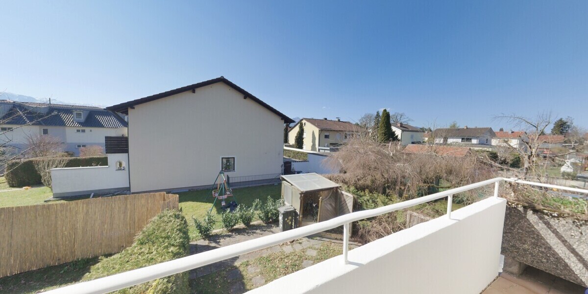 2-Zimmer-Mietwohnung in Freilassing, Ortsteil Hofham. 1. Obergeschoss mit Südbalkon. Frei ab sofort. - Etagenwohnung Freilassing Freilassing | Angebot:26723305