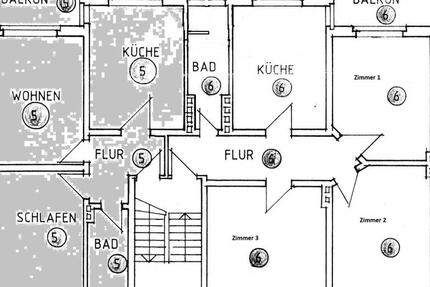 OS-Wüste 3 Zimmer im 2.OG 3 zimmer