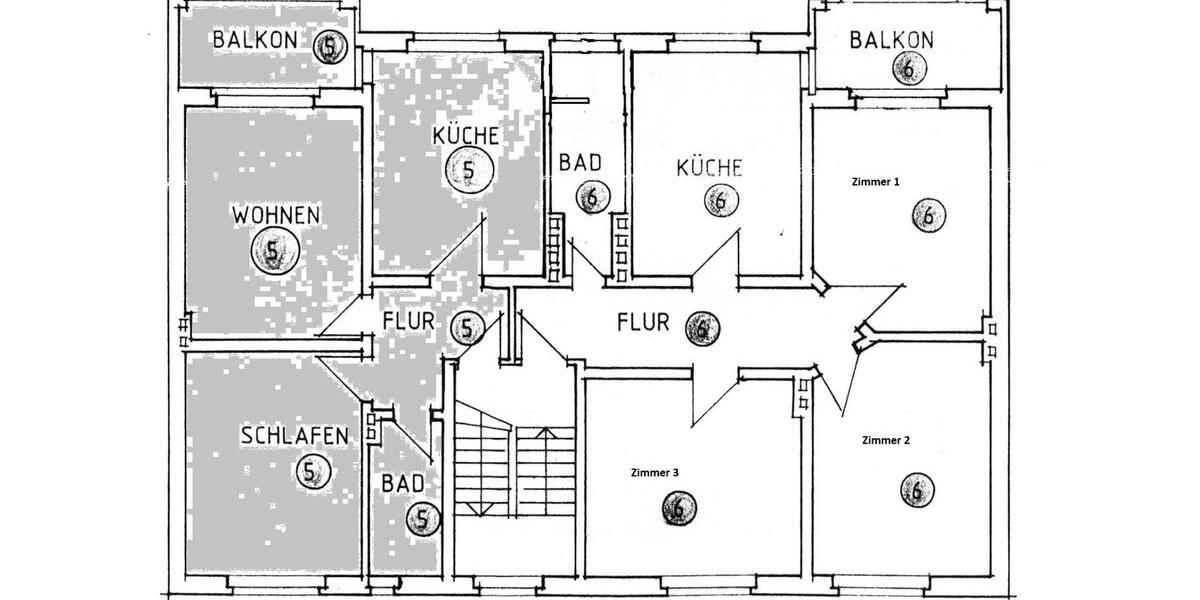 OS-Wüste 3 Zimmer im 2.OG 3 zimmer