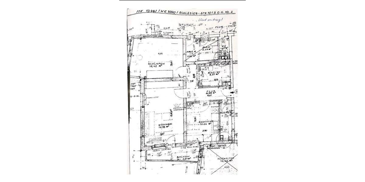 Etagenwohnung Schwetzingen - 2 Zimmer, 64 m&sup2;, 1.100&euro; | Angebot:24741592