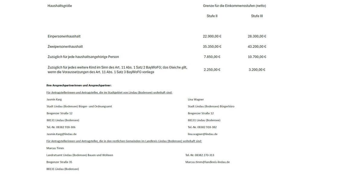 Etagenwohnung Lindau (Bodensee) - 2 Zimmer, 50 m&sup2;, 600&euro; | Angebot:26351395