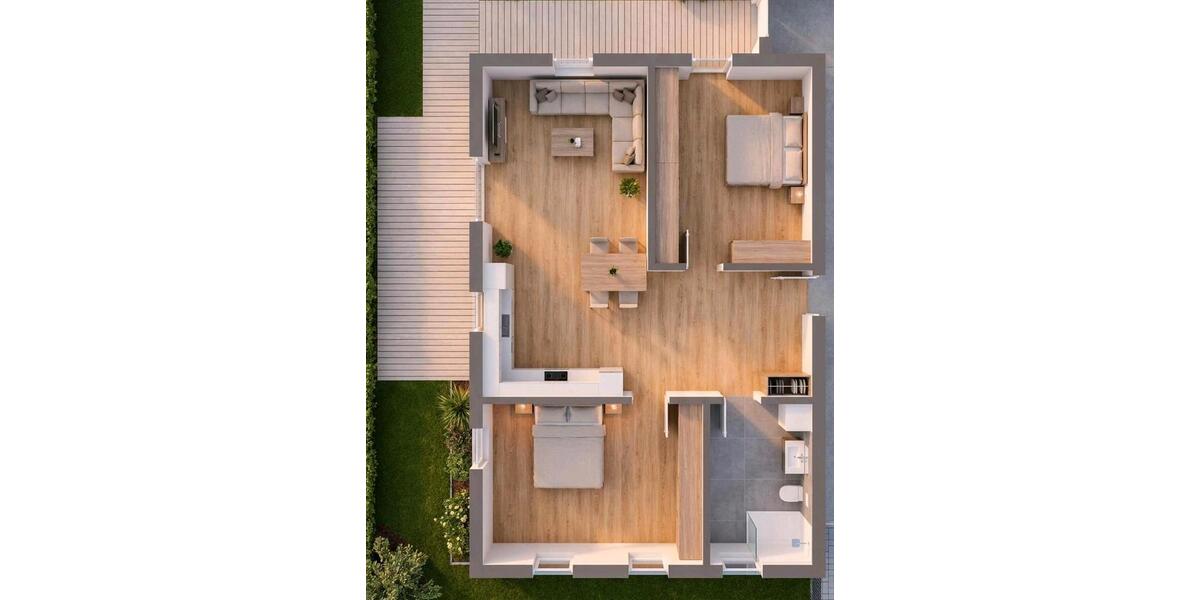 Erdgeschoßwohnung Wald - 3.5 Zimmer, 90 m&sup2;, 1.100&euro; | Angebot:26387732
