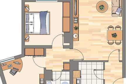 Wohnung zum Mieten in Dortmund 559 € 65 m²