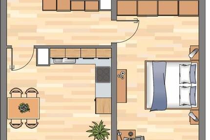Wohnung Essen Südviertel - 2 Zimmer, 65 m&sup2;, 809&euro; | Angebot:26249921