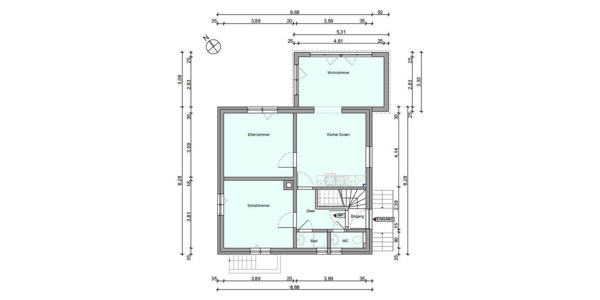 Etagenwohnung Neuried - 3 Zimmer, 70 m&sup2;, 1.000&euro; | Angebot:25483440