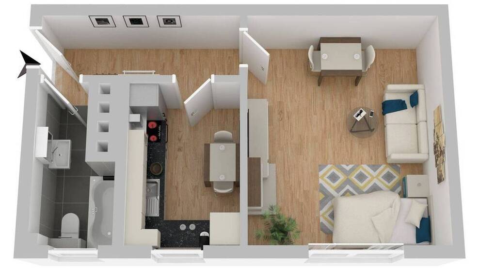 Suchen Sie eine SingleWohnung in Top-Lage ?