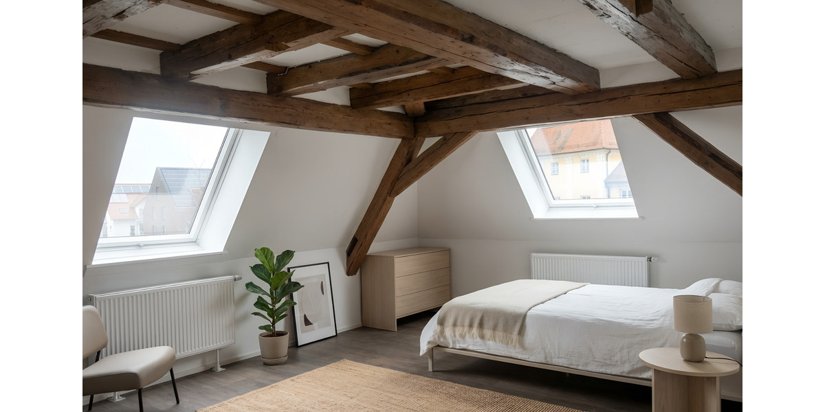 Dachgeschoßwohnung Bad Schussenried - 2 Zimmer, 88 m&sup2;, 1.100&euro; | Angebot:24842589