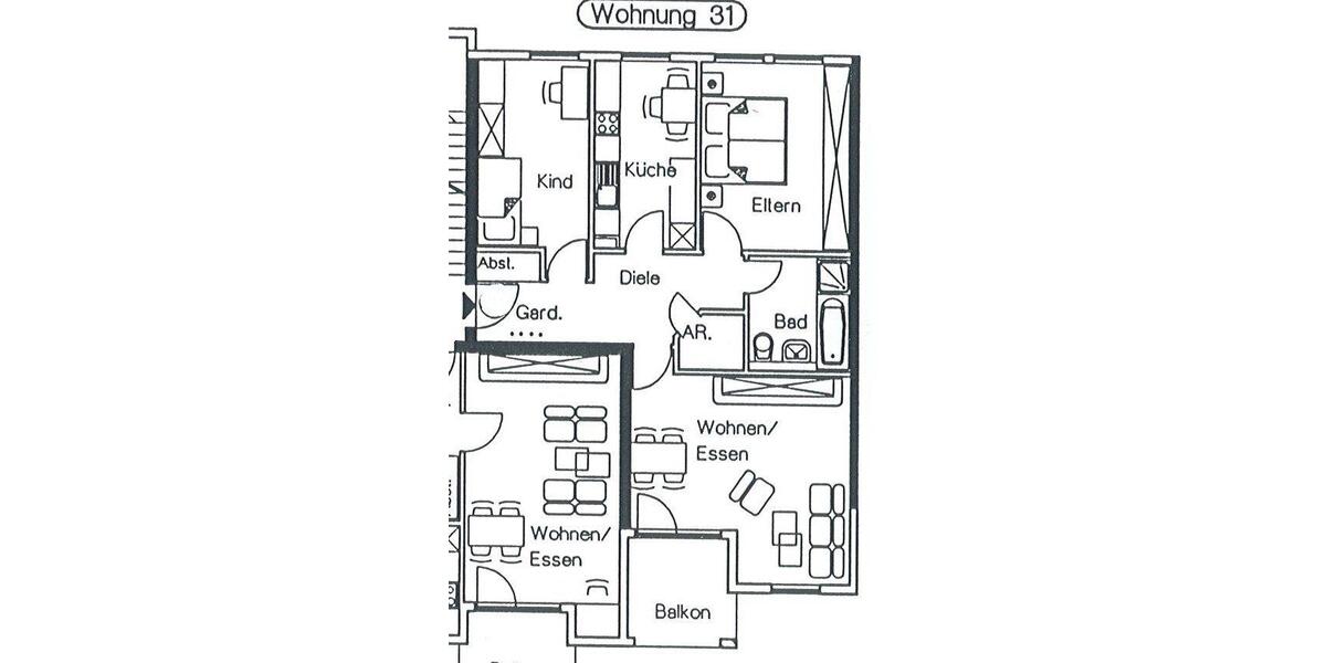 Etagenwohnung Kamenz - 3 Zimmer, 79 m&sup2;, 740&euro; | Angebot:26664119