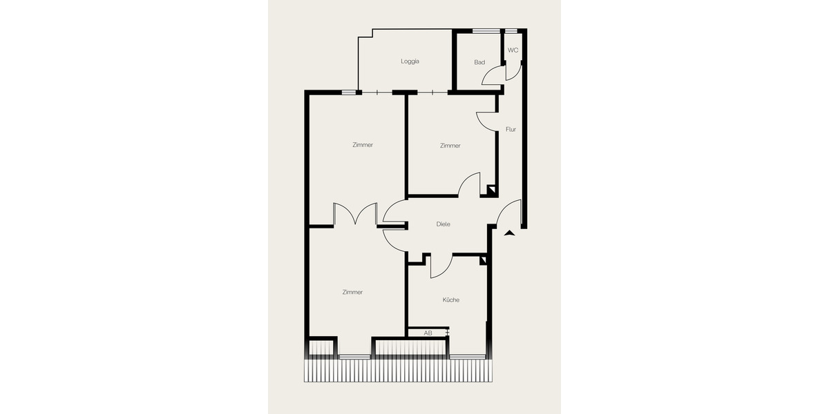 Ruhiges Wohnen mit Balkon in begehrter Heidelberger Lage 3 zimmer