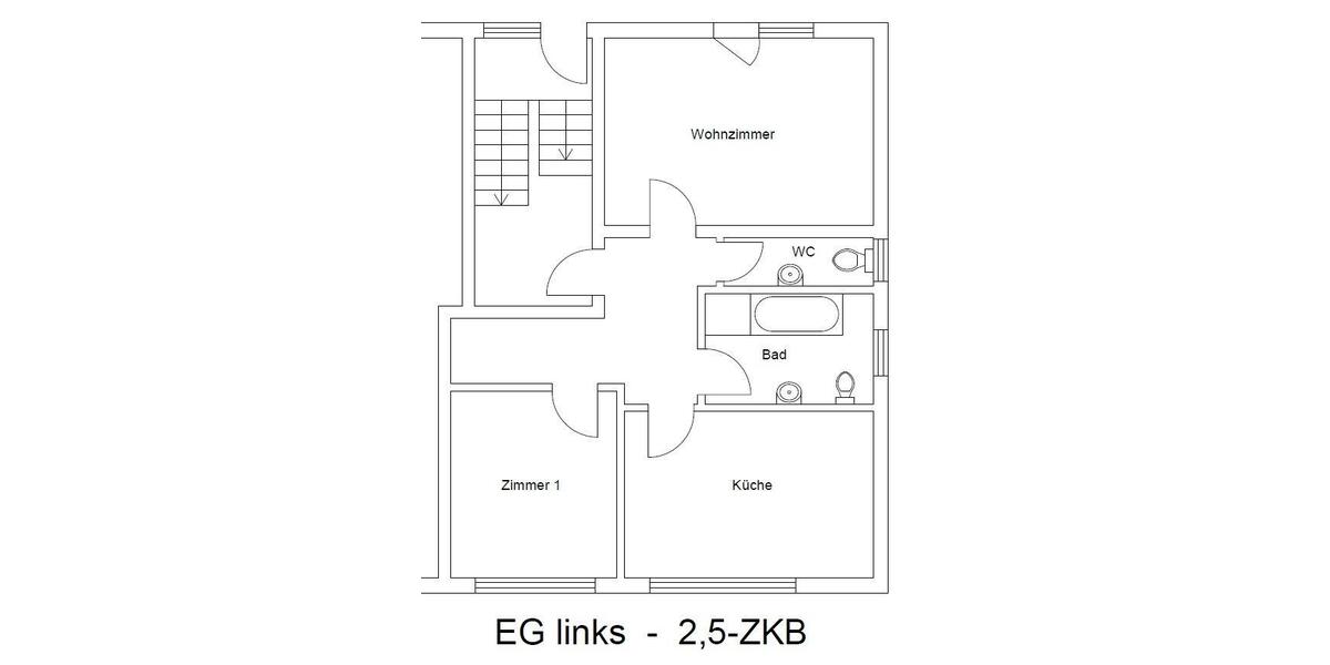 Erdgeschoßwohnung Bad Salzuflen - 2.5 Zimmer, 64 m&sup2;, 865&euro; | Angebot:26213276