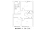 Erdgeschoßwohnung Bad Salzuflen - 2.5 Zimmer, 64 m&sup2;, 865&euro; | Angebot:26213276