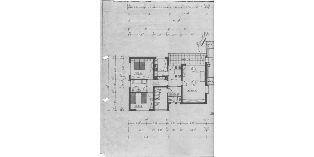 4ZKDB ca. 115 m² in 3-Parteienhaus 4 zimmer