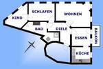 Etagenwohnung Greiz Irchwitz - 3 Zimmer, 85 m&sup2;, 600&euro; | Angebot:26851229