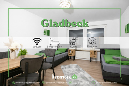 Wohnen auf Zeit Gladbeck Alt-Rentfort - 3 Zimmer, 85 m&sup2;, 15&euro; | Angebot:25926334