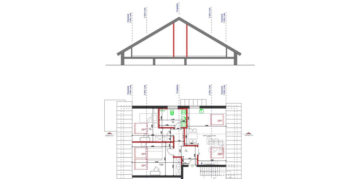 Dachgeschoßwohnung Abstatt - 3 Zimmer, 65 m&sup2;, 1.300&euro; | Angebot:26133471