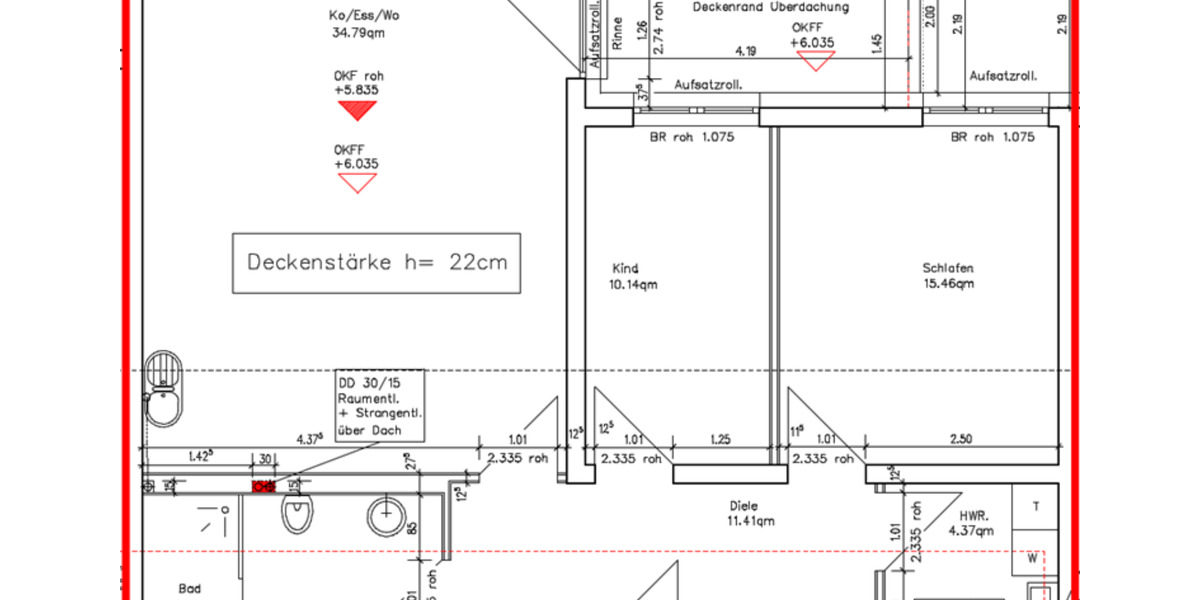 Dachgeschoßwohnung Rehlingen-Siersburg Siersburg - 3 Zimmer, 85 m&sup2;, 1.100&euro; | Angebot:25046075