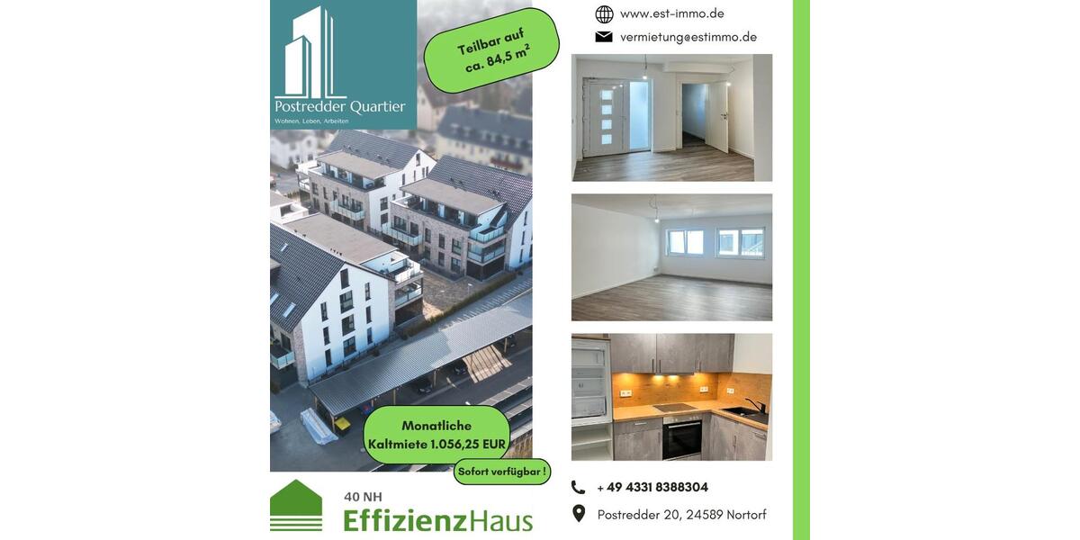 Gewerbeobjekt Nortorf - 1.057&euro; | Angebot:26455225