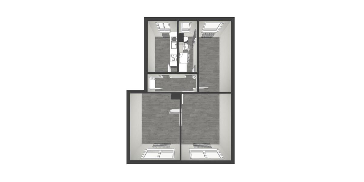 Erdgeschoßwohnung Kalbe (Milde) - 3 Zimmer, 59 m&sup2;, 176&euro; | Angebot:24524807