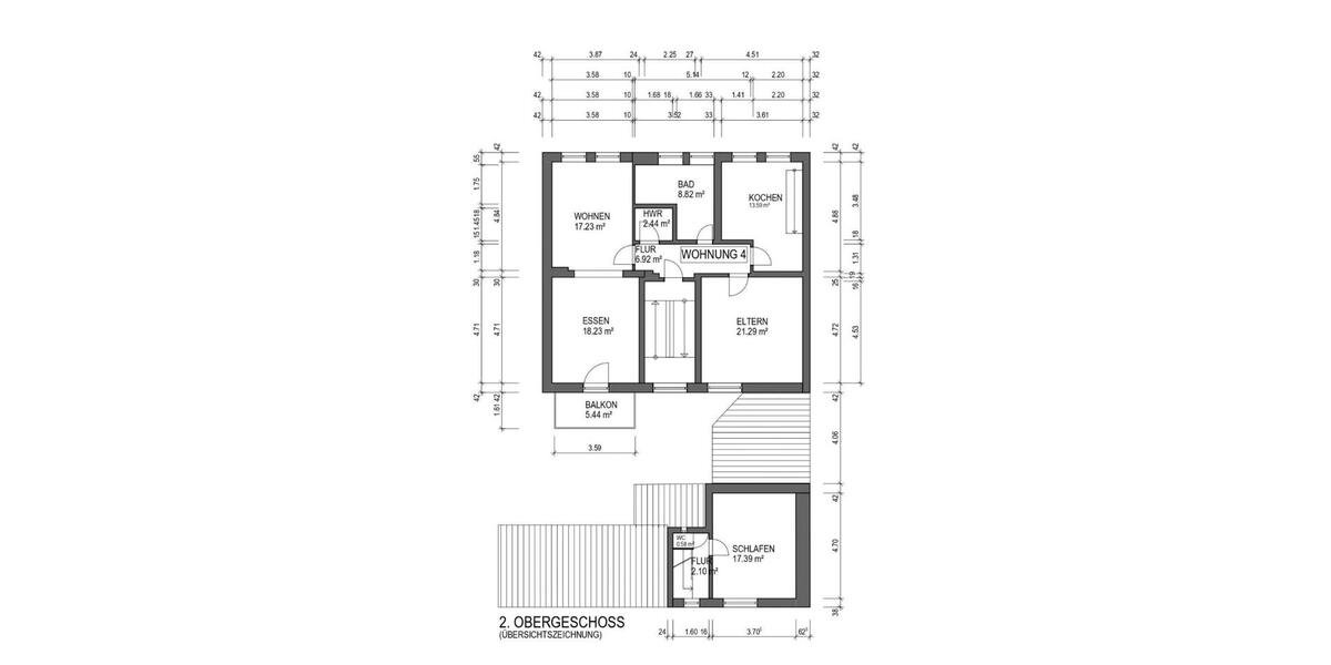 Etagenwohnung Castrop-Rauxel Bladenhorst - 4 Zimmer, 112 m&sup2;, 1.075&euro; | Angebot:25051472