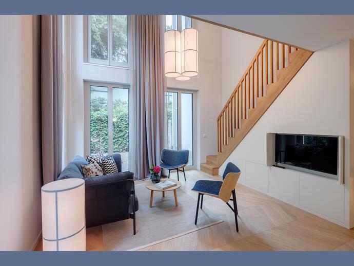 Möbliert: Herzogparksuiten | Große Galerie-Suite zimmer