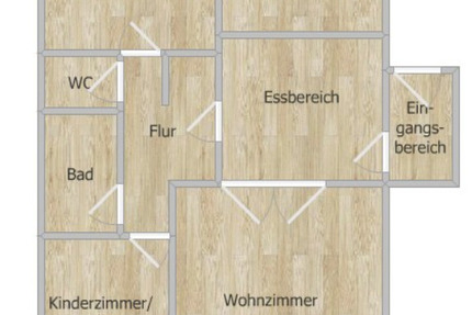 **FRISCH RENOVIERTE 3-ZIMMERWOHNUNG MIT BALKON** zimmer