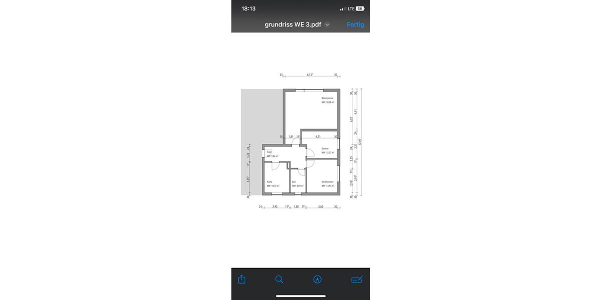 Hochparterre Langenhagen Engelbostel - 3 Zimmer, 84 m&sup2;, 1.350&euro; | Angebot:26611289