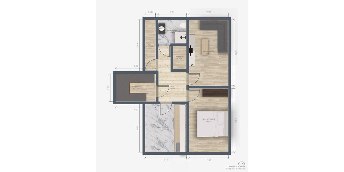 Dachgeschoßwohnung Wirges - 2 Zimmer, 50 m&sup2;, 650&euro; | Angebot:24841770