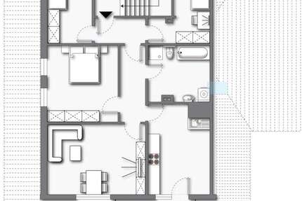 Wohnung Bad Berleburg Berghausen - 4 Zimmer, 91 m&sup2;, 580&euro; | Angebot:26837386