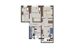 4-Raum Wohnung in ruhiger Lage