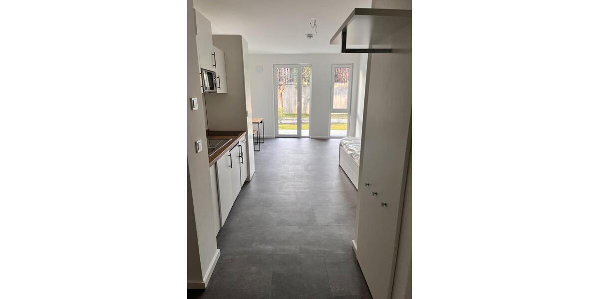 Erdgeschoßwohnung Augsburg Bärenkeller - 1 Zimmer, 29 m&sup2;, 736&euro; | Angebot:25989075