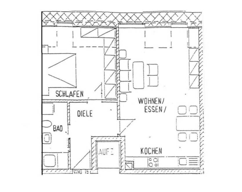 Großzügige 2-Zimmer-Wohnung mit Aufzug & Wohnküche im Zentrum von Auerbach